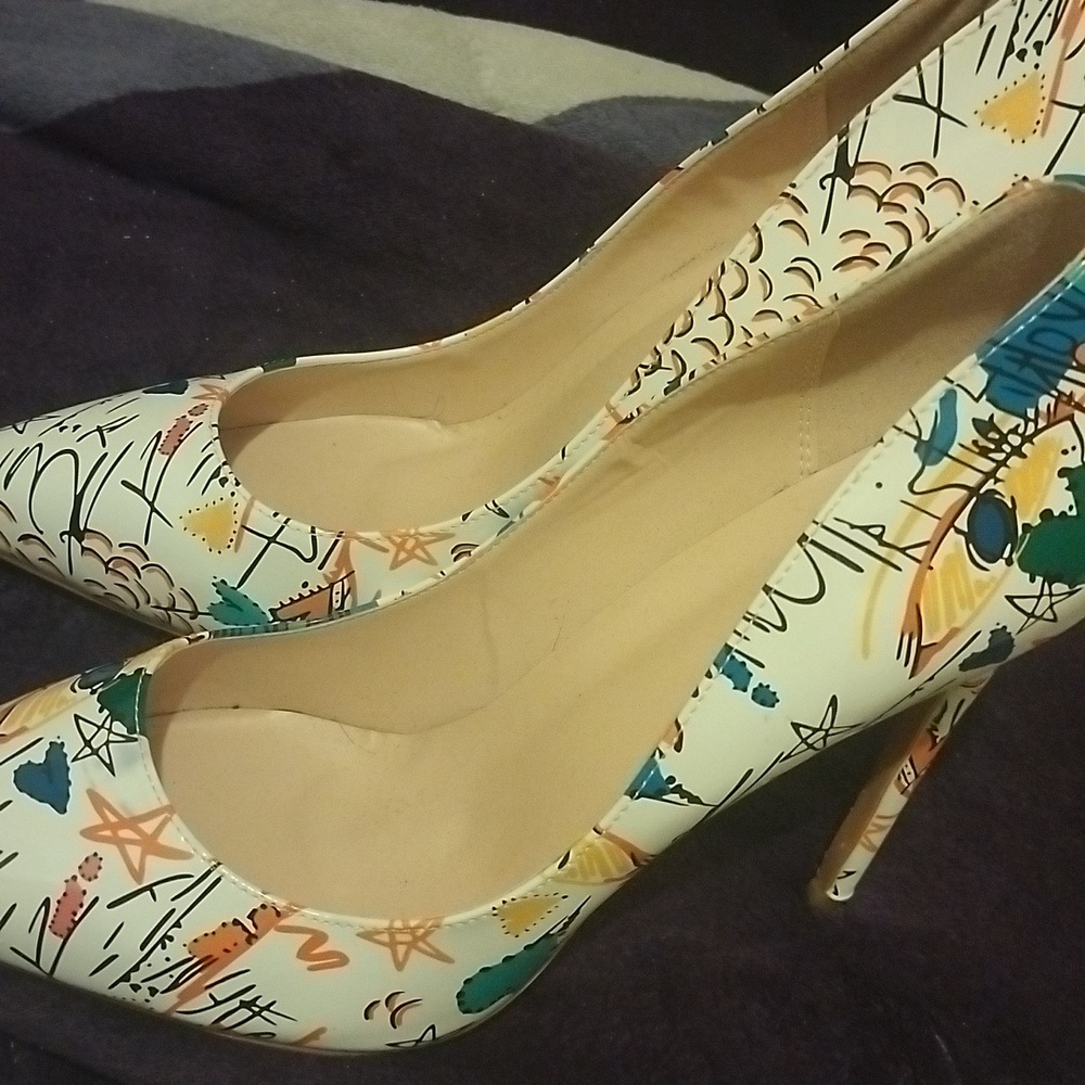 White heels